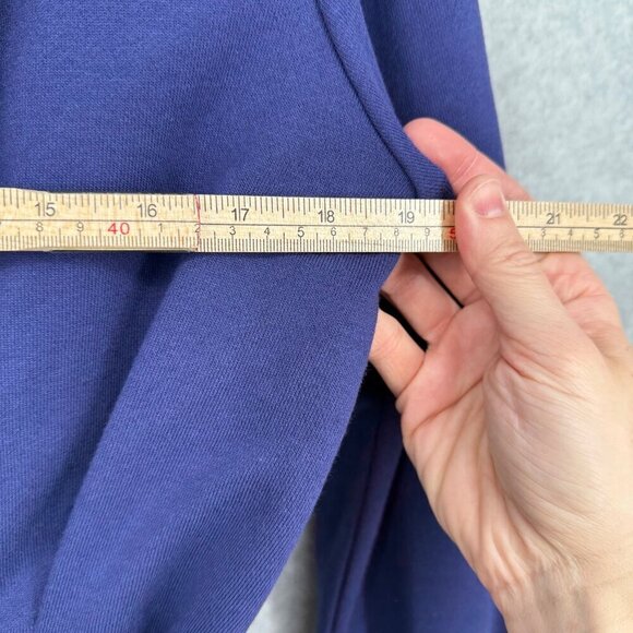 Isaac Mizrahi Belted Unstructured Sweater Blazer Jacket Size M Blue Shawl NWOT - Picture 11 of 11